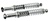 EMPI 17-2819 - CHROME COIL OVER EXTENDED LENGTH SHOCKS - PAIR