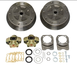 EMPI 22-2930 - WIDE REAR DISC BRAKE KIT W/ E-BRAKE & STEEL BRACKETS - 5/205 - SWING AXLE 58-67