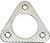 Premium Small 3 Bolt Muffler Flange Gasket - Each