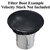 EMPI 43-6191 - EMPI PRE FILTER, 5" DIA, BLACK, NO LOGO, PR. - FOR VELOCITY STACKS