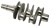 EMPI 8121 - 74mm Counter-Weighted Crankshaft - 4140 FORGED CHROMOLY