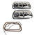 EMPI 8905 - CHROME STOCK STYLE VALVE COVERS, SET - 113 101 475BCR