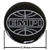 EMPI 9664 - EMPI LOGO, BLACK / SILVER, 43MM FITS MOST WHEELS & WHEEL CAPS, SET OF 4 ALSO FITS 79-4115/16/17