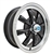 EMPI 9682 - GT-8 - Gloss Black w/ Polished Lip - ET 30 - BS 4 3/8" - 60* SEAT - 4X130 - 15X5.5"