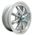 EMPI 9685 - GT-8 - Silver w/ Polished Lip - ET 30 - BS 4 3/8" - 60* SEAT - 4X130 - 15X5.5"