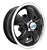 EMPI 9690 - GT-5 - Gloss Black w/ Polished Lip - ET 20 - BS 4" - 60* SEAT - 5X205 - 15X5.5"