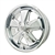 EMPI 9738 - 911 ALLOY RIM - All Chrome - ET 40 - BS 5 1/2" - BALL SEAT - 5X130 - 17X7"