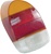 TAIL LIGHT LENS - LEFT OR RIGHT - 68-70 - EURO STYLE - AMBER/RED/WHITE - EACH - 111-945-241JE