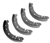 113-609-237A - REAR OR REAR BRAKE SHOES 1949-1957 - SET OF 4 - EMPI 98-6090-B