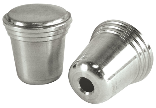 Billet Radio Knobs  -  Push on  -  Pair  -  11-4536