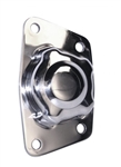 Polished Stainless Torsion End Plate  -  Swing Axle  -  Pair  -  17-2696