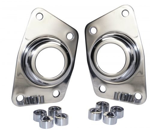 Polished Stainless Torsion End Plate  -  I.R.S  -  Pair  -  17-2697