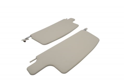 Sun Visors and Clips  - Sun Visors - 1965-77 Bug - 1973-79 Convertible -  - Ivory  - Pair - 4423